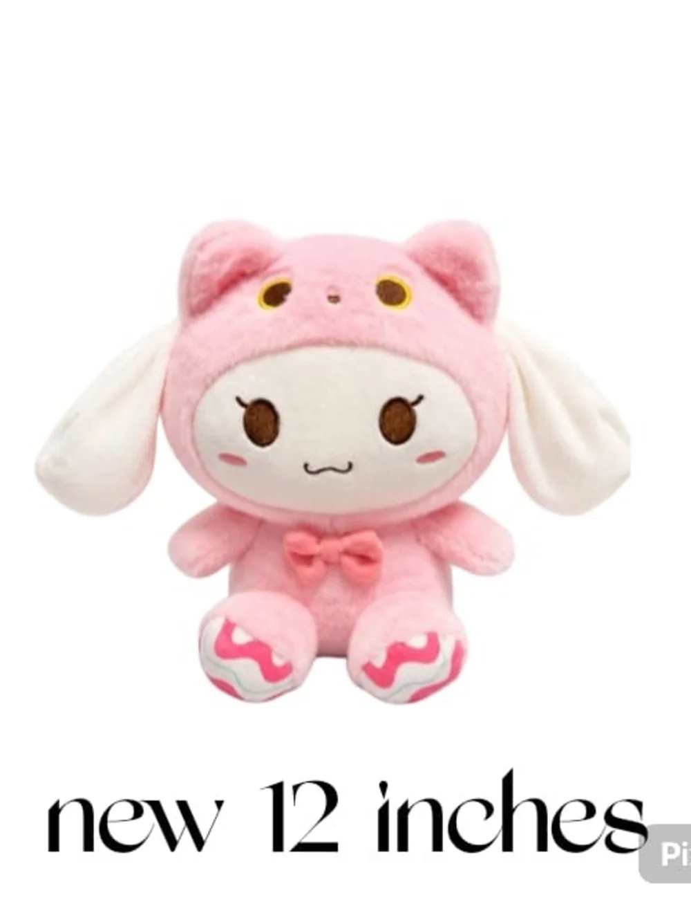 Hello Kitty & My Melody Pink Plush and Stationery Gift Set